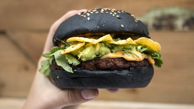V-face burger: the pop-up vegan burger stall has been lauded by vegans and non-vegans alike.