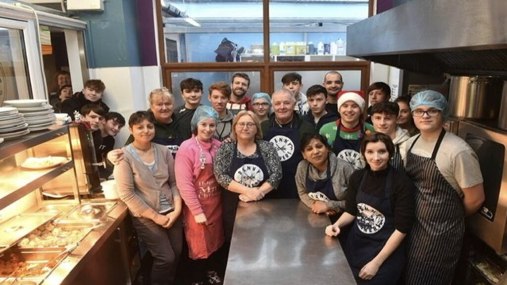 Members of the Penny Dinners group in Cork.