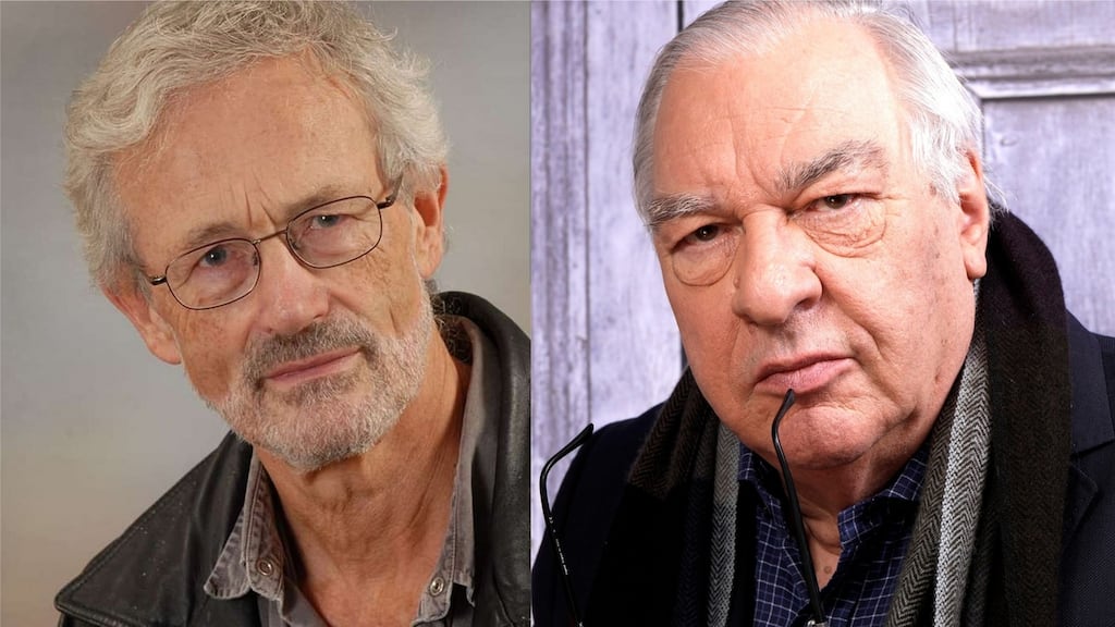 Bad Sex winners: John Harvey and Didier Decoin, who share the 2019 award