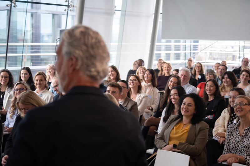 A full house for the popular Lunch & Learn event