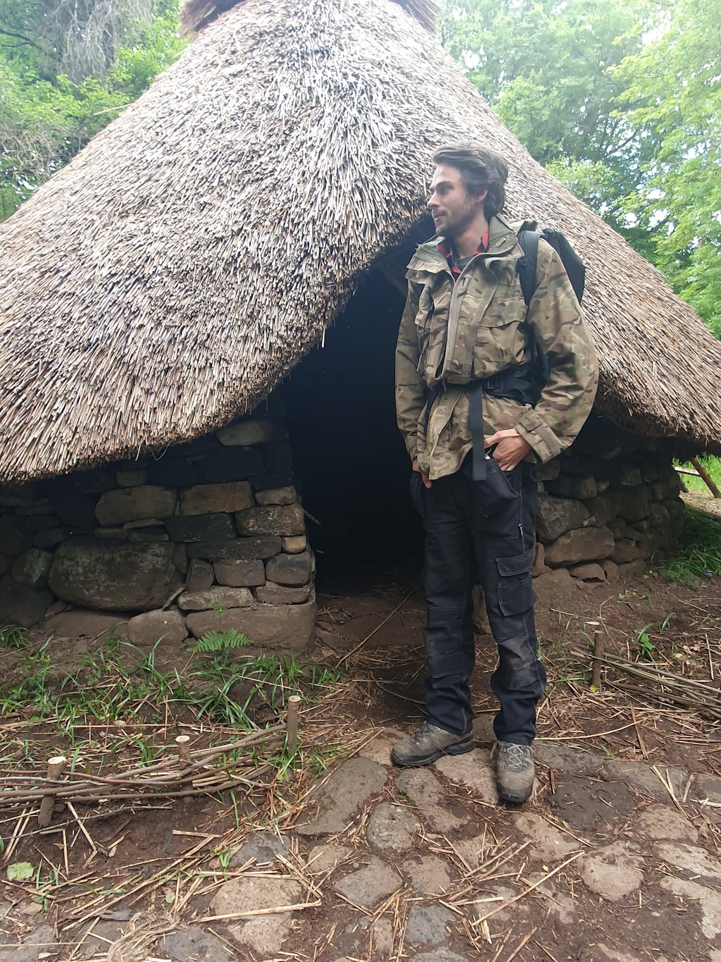 Julius Brummelman, woodland conservationist and film-maker, in the woods of Slieve Aughty, Co Galway. Photograph: Richard Nairn