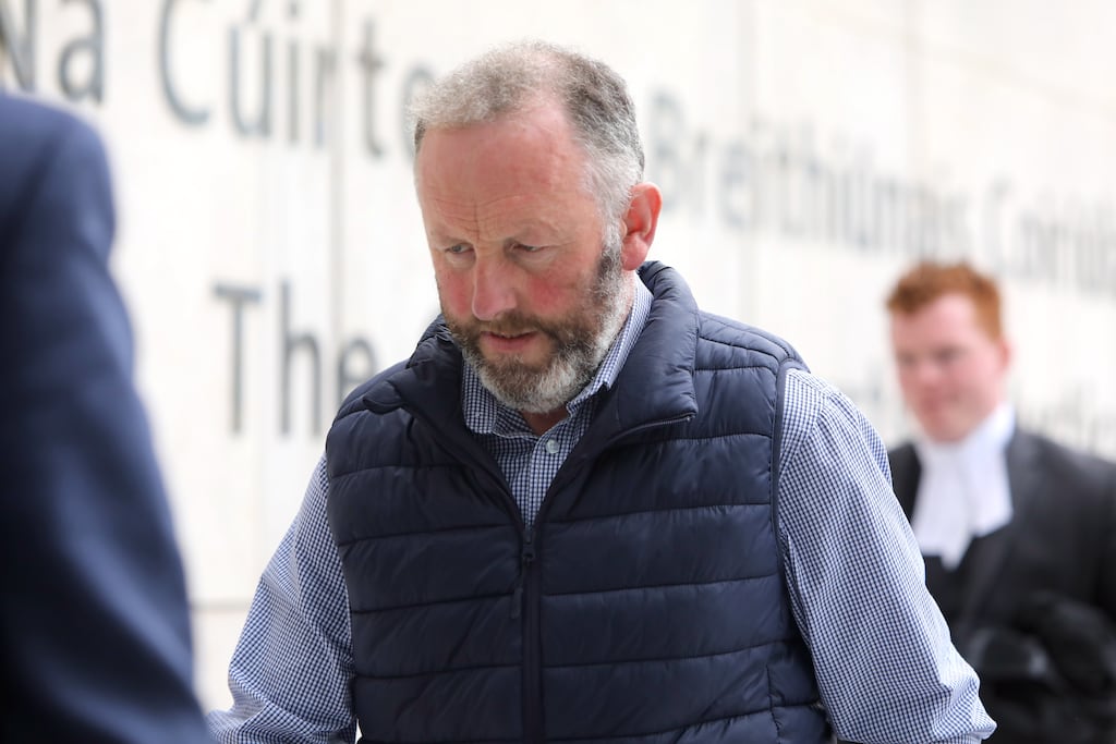 Michael Scott, of Gortanumera, Portumna, Co Galway, pleaded not guilty to murdering Chrissie Treacy outside her home in Derryhiney, Portumna, on April 27th, 2018. Photograph: Collins Courts