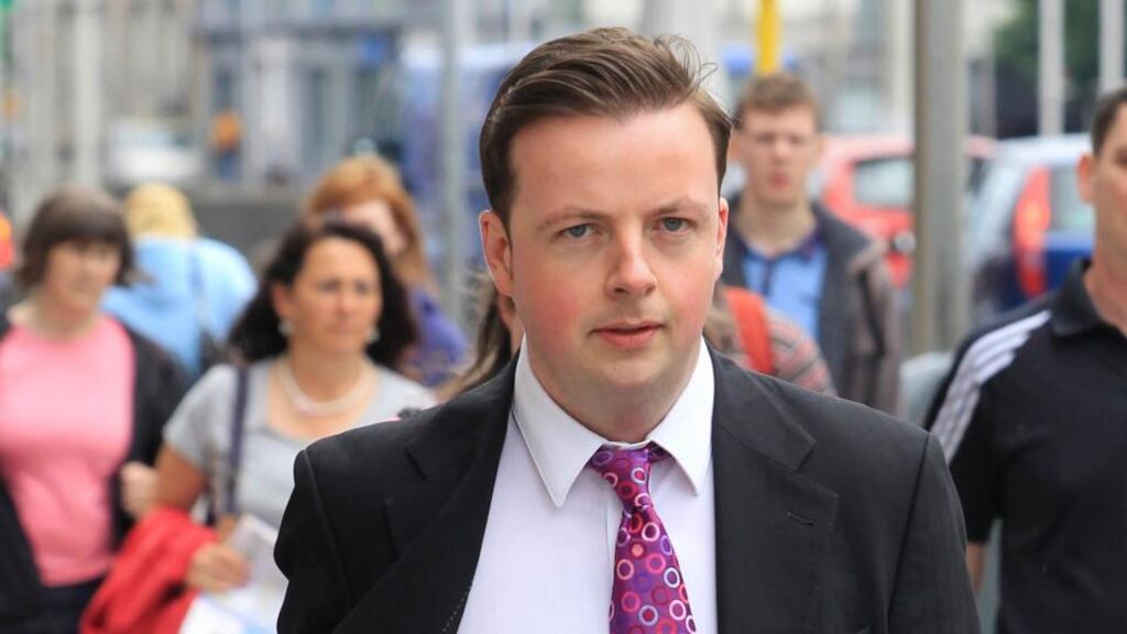 Oliver Callan: the comedian will entertain members of Dublin Chamber at the Four Seasons Hotel. Photograph: Collins