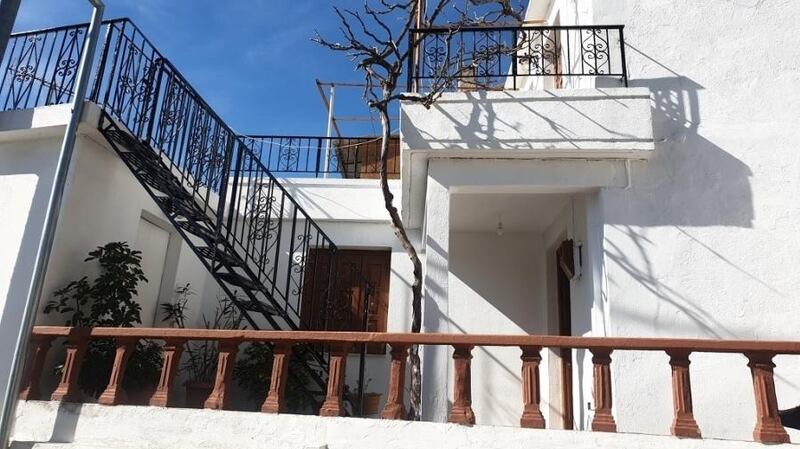 Greek townhouse on the island of Skopelos