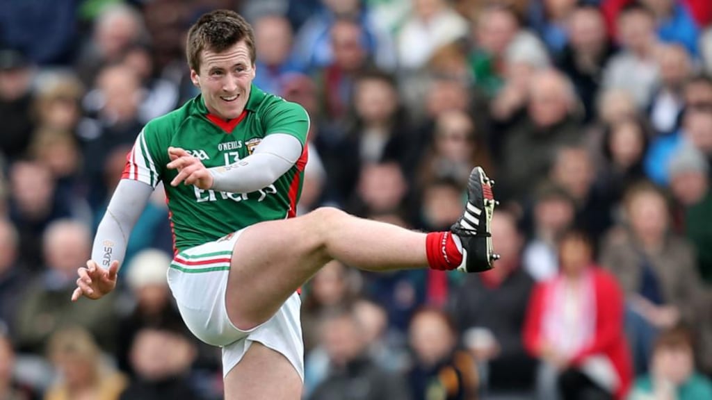 Mayo’s Cillian O’Connor has dislocated his shoulder. Photograph: Inpho