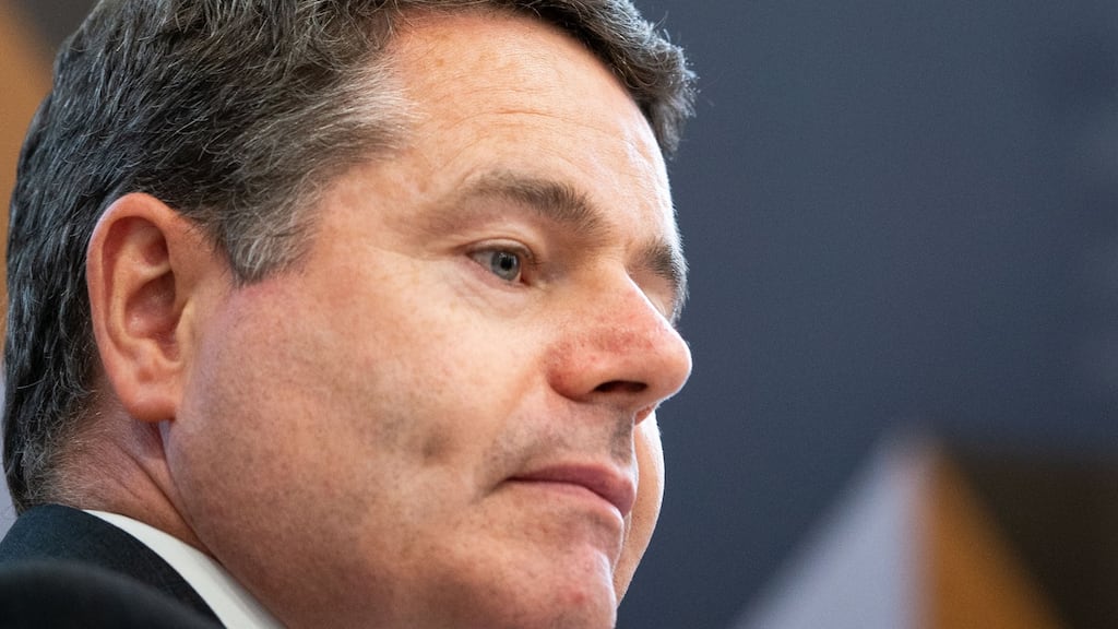 Minister for Finance Paschal Donohoe pictured last year at a HBFI update. Photograph: Tom Honan/The Irish Times.