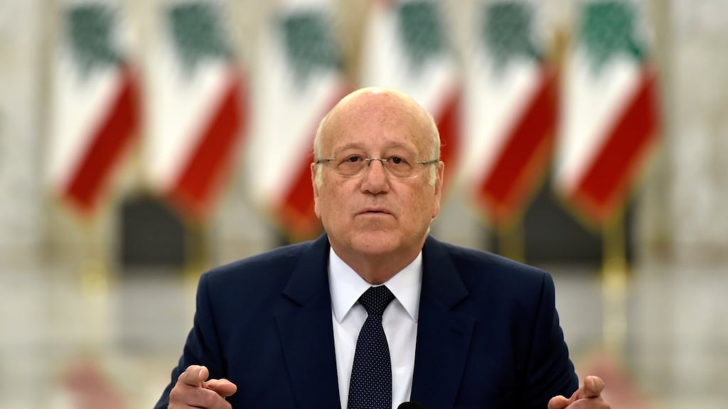 Prime minister-designate Najib Mikati may be able to stand up to president Michel Aoun, who has stalled government formation for nine months. Photograph: Wael Hamzeh/EPA