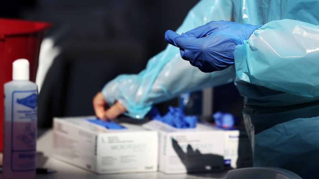 The rate of infection among healthcare workers could be  higher than recorded because asymptomatic cases are not being picked up, say the Irish Nurses and Midwives Organisation. Photograph: Brendon Thorne/Bloomberg