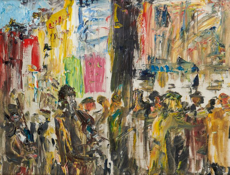 A Lament (The Funeral of Harry Boland), Jack B Yeats, €250,000-€350,000 (de Vere's).