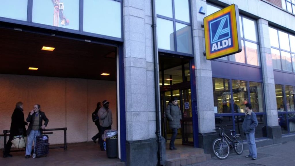 Aldi Ireland has hit a record  market share of 7 per cent. Photograph: Eric Luke