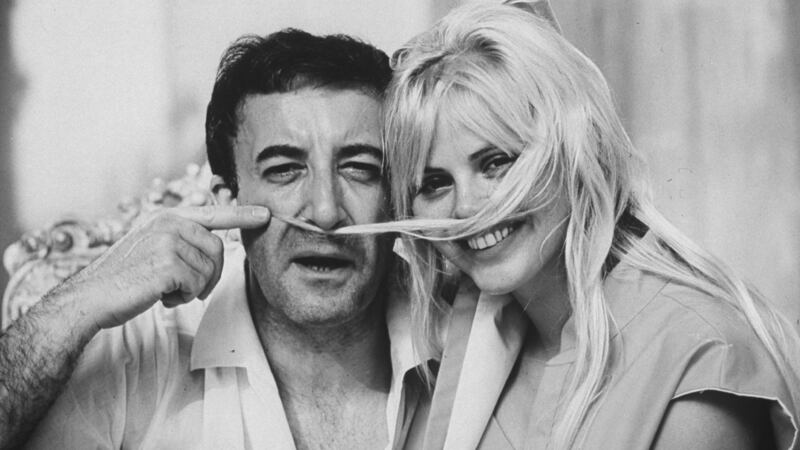 Peter Sellers and Britt Ekland in their Los Angeles home. File photograph: Allan Grant/The LIFE Images Collection via Getty Images/Getty Images