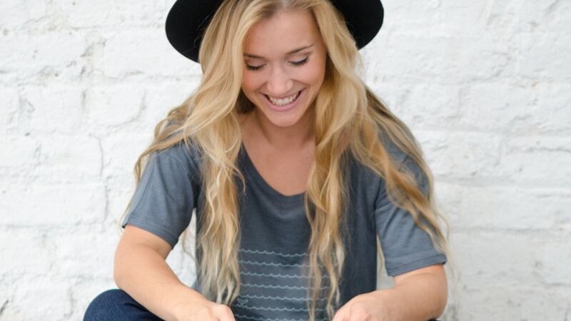 Grown’s  “You Never Throw Something Away” T-shirt  is inspired by ocean and sun-bleached plastic debris collected on Irish beaches