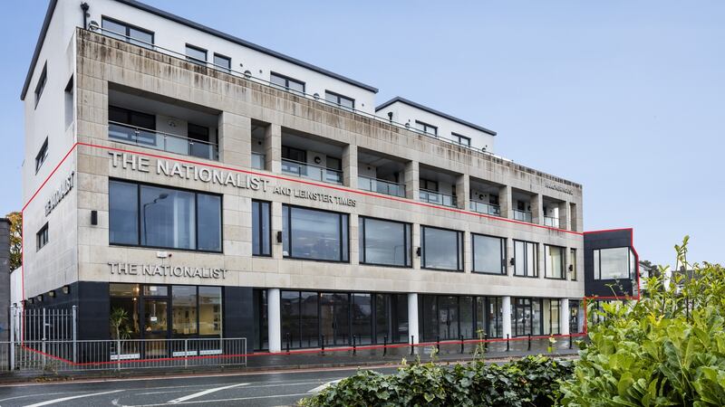Murphy Mulhall is seeking €1.25 million for Hanover House, a mixed-use retail and office block extending to 1,128sq m in Carlow town.
