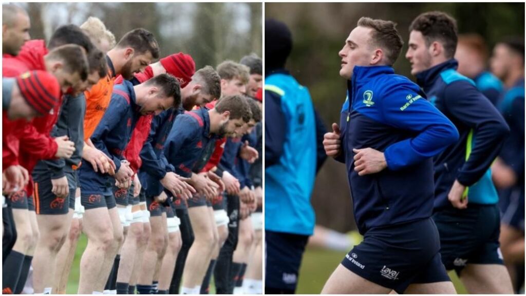 Munster and Leinster both go into Champions Cup quarter-final action this Saturday. Photo: Inpho