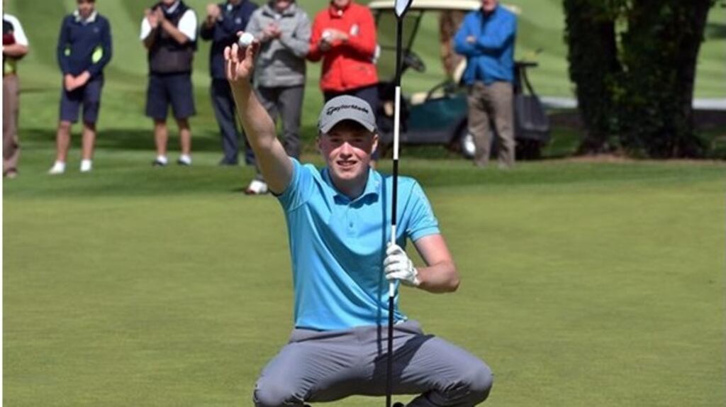 Kilkenny’s Mark Power won his second successive Irish Amateur Open at Castletroy. Photograph: Cashman photography