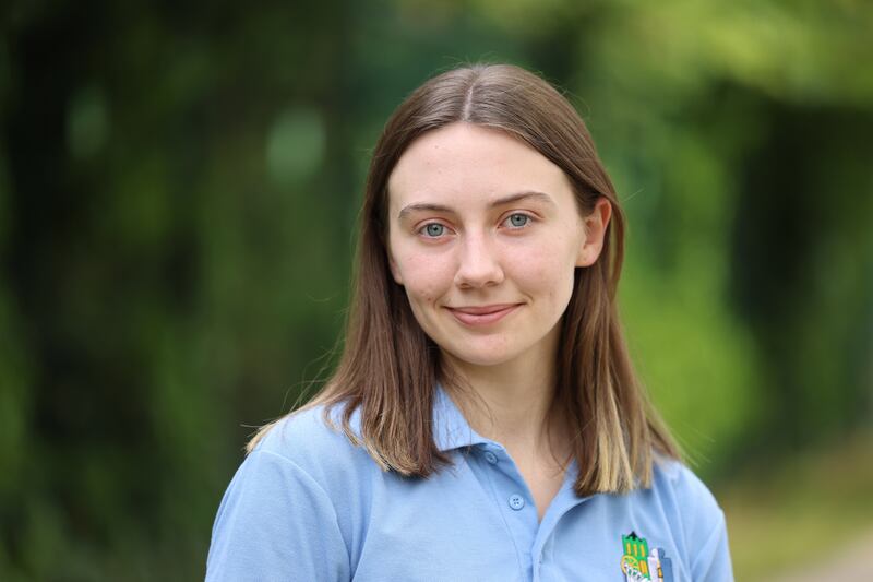 Heather McDermott, a Leaving Cert student at Athlone Community College, is hoping to study medicine. Photograph: Dara Mac Dónaill