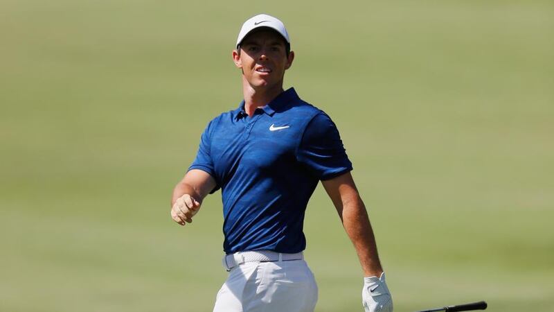 A second round of 68 leaves Rory McIlroy two strokes off the leas at East Lake. Photograph: Kevin C Cox/Getty