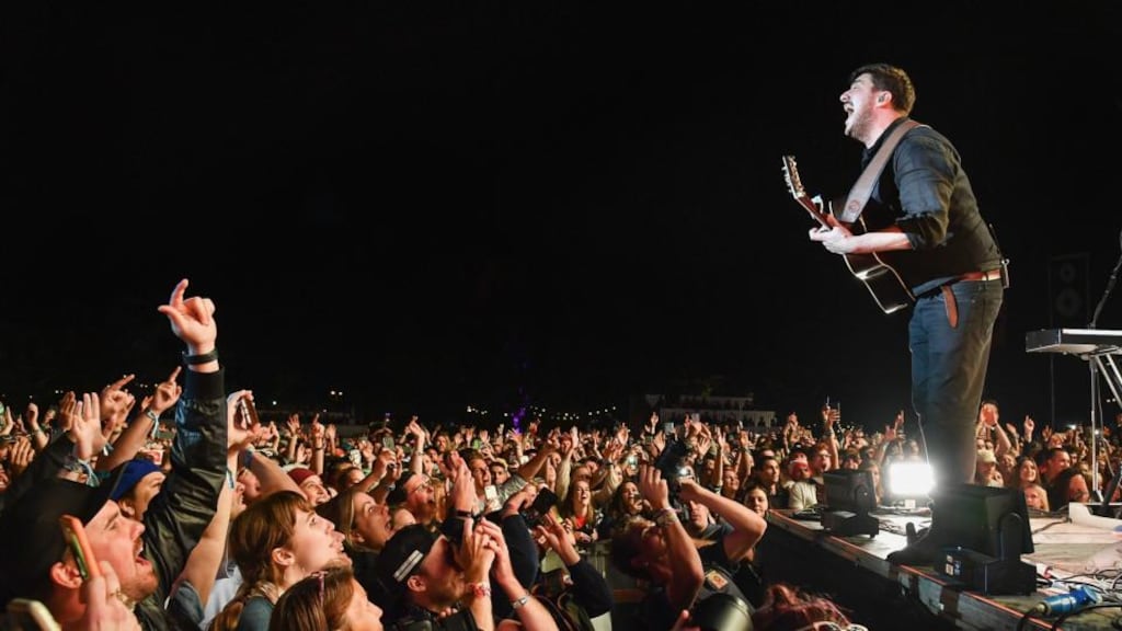 Mumford & Sons: their latest album, Delta, made the top five in 13 countries, including the United States, so it’s little surprise they’re playing two back-to-back Irish dates. Photograph: Erika Goldring/Getty