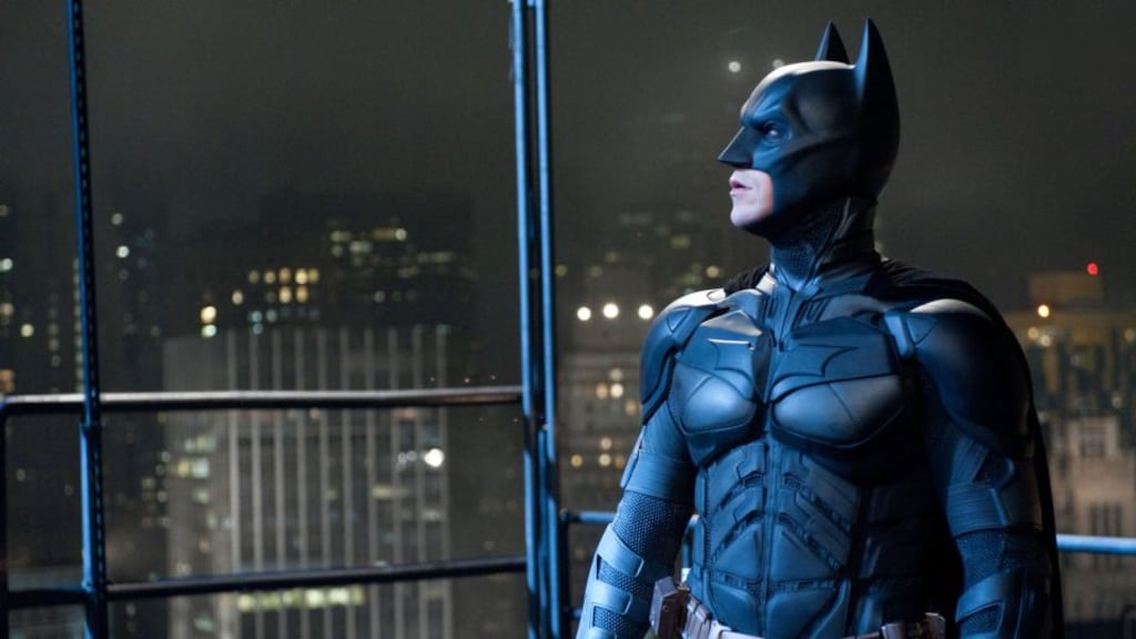 Christian Bale as Batman in The Dark Knight Rises. Photograph: Ron Phillips