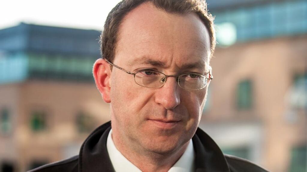 Prosecutor Seán Guerin, who told the jury in the Graham Dwyer trial that two mobile phones used to send text messages to Elaine O’Hara mirrored the life of Mr Dwyer and were “stuck to him like a shadow”. Photograph: Collins