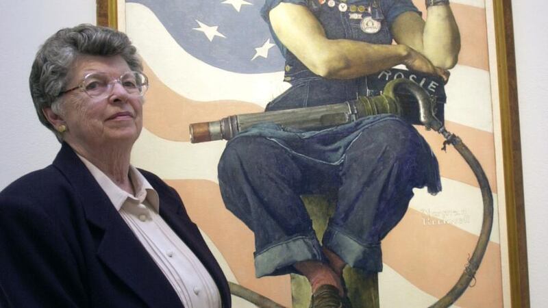 Telephonist who modelled for image of US war icon