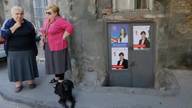 Violence and Saakashvili’s vow to return cloud Georgian elections