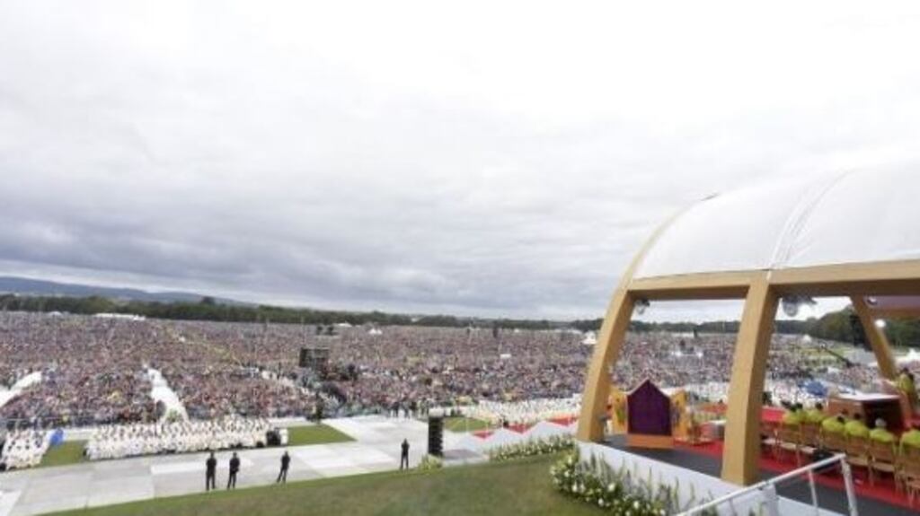Papal Mass, Phoenix Park, 2018: TD Catherine Murphy said expenditure on big events is part of a ‘balance sheet’ between public importance and a purely economic factor. File photograph: AFP