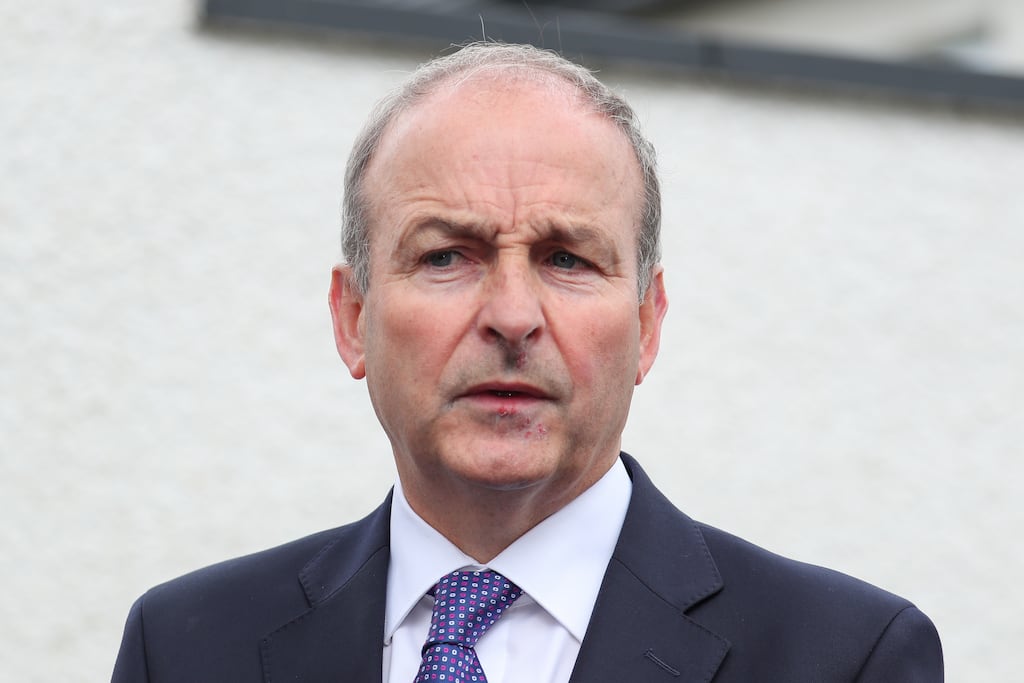 Taoiseach Micheál Martin: Sessions to discuss the housing crisis, healthcare, farming, gambling and the budget are scheduled at the think-in but there will also be many private conversations on the margins among TDs and Senators about the state of the party, its uncertain prospects and the leadership. Photograph: Conor Ó Mearáin