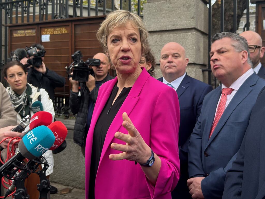 Labour leader Ivana Bacik is expected to propose the move, which is likely to be backed overwhelmingly by party TDs. Photograph: Cillian Sherlock/PA