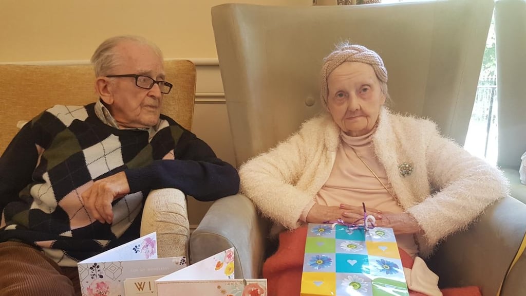 Fidelma Kelly’s parents - her father John P (L) and mother Maura (R).