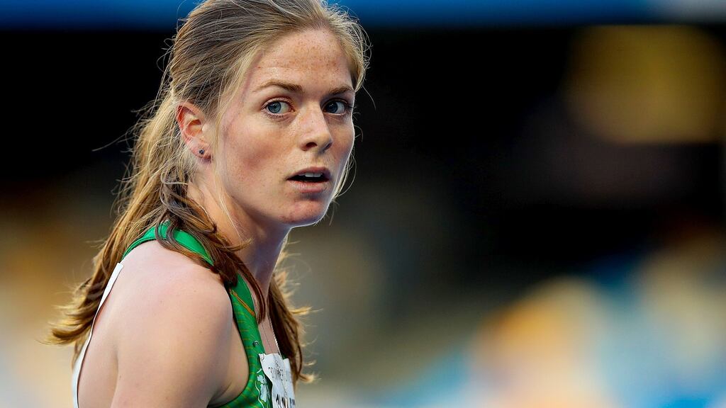 Síofra Cléirigh Büttner finished third in Boston. Photo: Tommy Dickson/Inpho