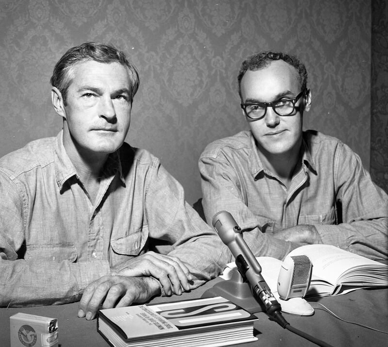 Former Harvard psychologists Timothy Leary and Richard Alpert. Photograph: John McBride/San Francisco Chronicle via Getty