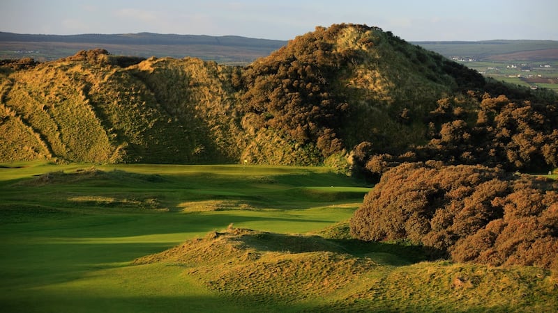 The eighth hole at Portstewart. Photograph: Getty Images