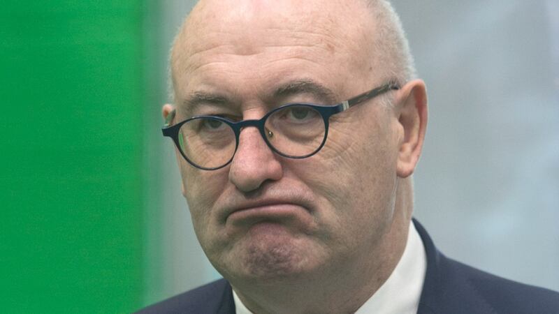 Former EU trade commissioner Phil Hogan: There is a perception he opted to fight himself into a corner rather than coming clean early and possibly keeping his job. Photograph: Gareth Chaney