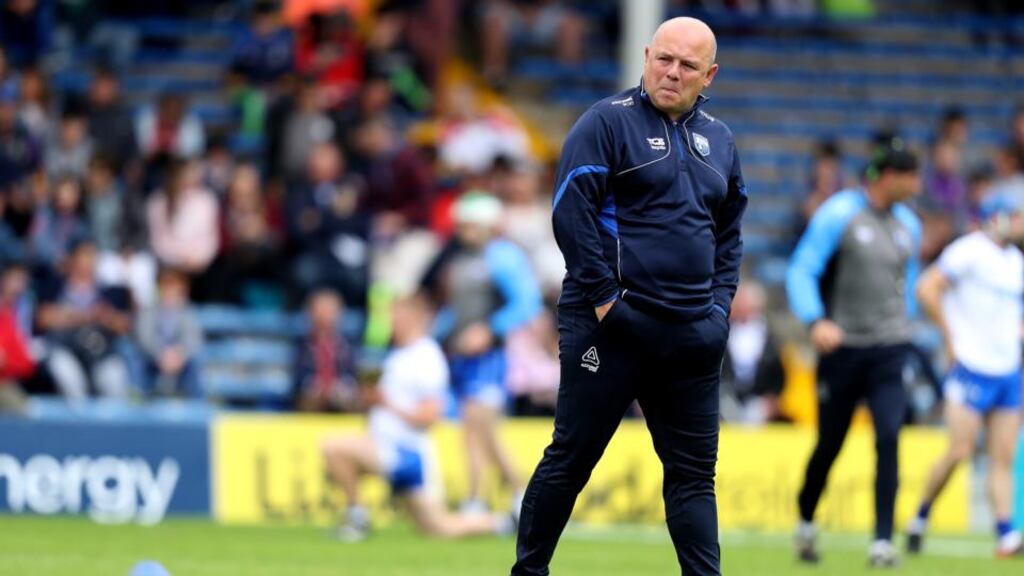 Derek McGrath has stepped down as Waterford manager but has not ruled out a return to management at some stage in the future. Photograph: Oisín Keniry/Inpho