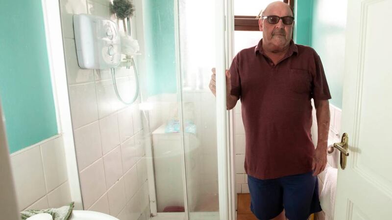 Michael Mulcahy  is fighting for funding to renovate his bathroom. Photograph: Mary Browne