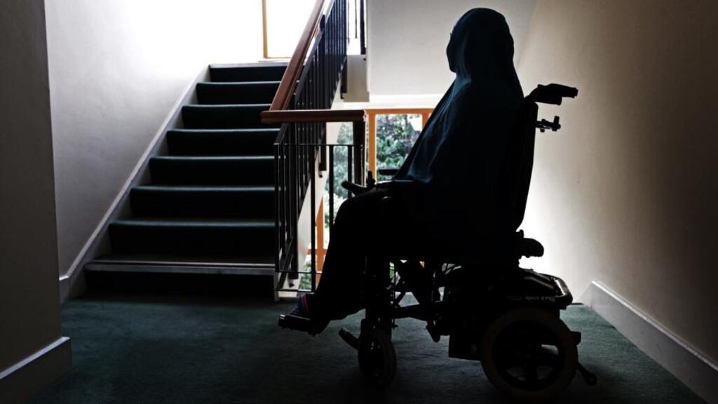 “Hawo” recalls that when she was being taken to the plane, she had “a few belongings, my wheelchair and €60 that my husband had given me”. Photograph: Eric Luke/The Irish Times