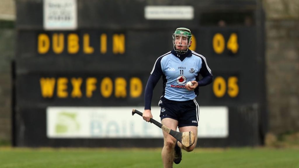 The experienced John McCaffrey lines out in midfield for Dublin against Wexford at Wexford Park this evening.