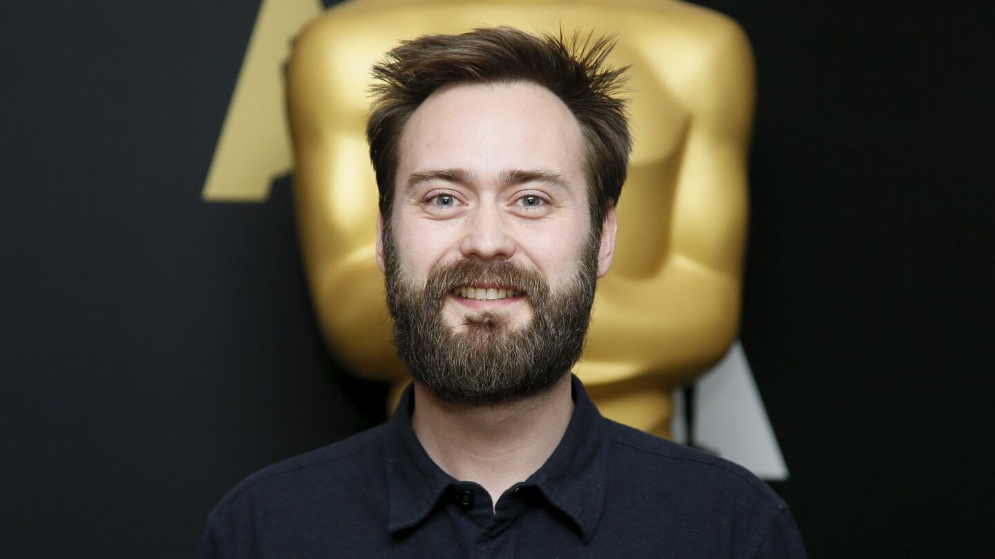 Nominee: Benjamin Cleary, director of Stutterer, which is up for the live-action short Oscar. Photograph: Danny Moloshok/Reuters