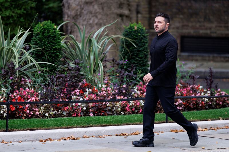 Ukrainian president Volodymyr Zelenskiy. Photograph: Tolga Akmen/EPA