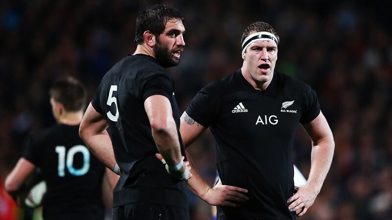 Samuel Whitelock and Brodie Retallick: they both missed the defeat to Ireland in Chicago. Their presence this time around will assuredly make a difference. Photograph: Hannah Peters/Getty Images