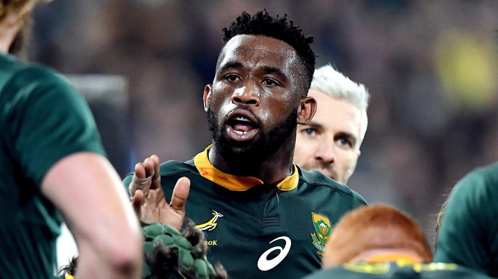 Siya Kolisi returns for the Springboks as he bids to prove his fitness ahead of the Rugby World Cup. Photograph: Ross Setford/Reuters