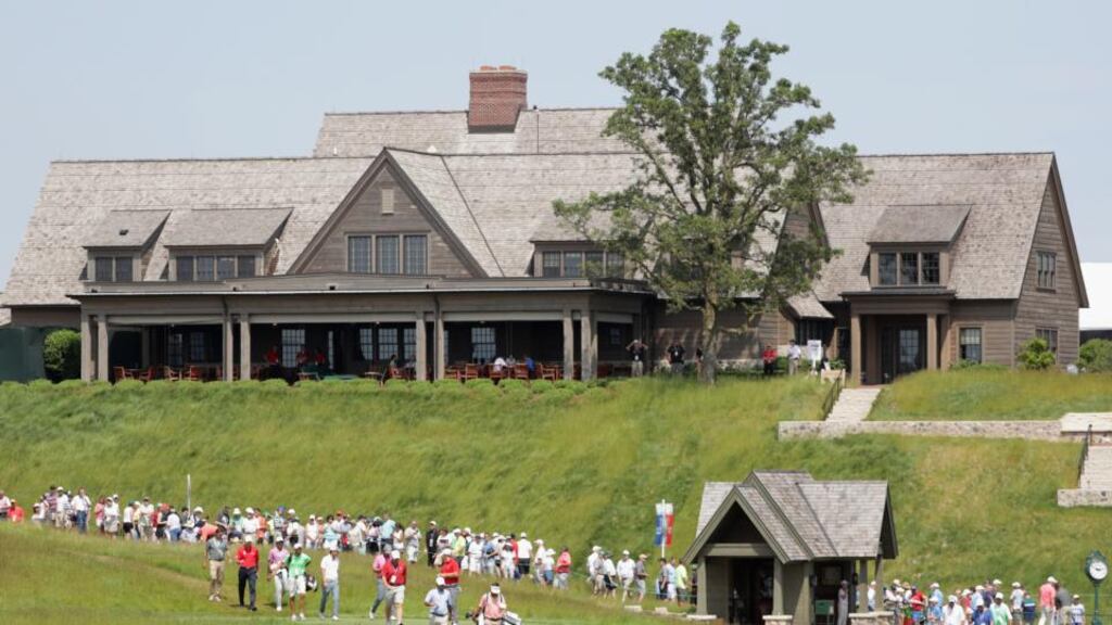 The Erin Hills clubhouse. Photograph: Streeter Lecka/Getty