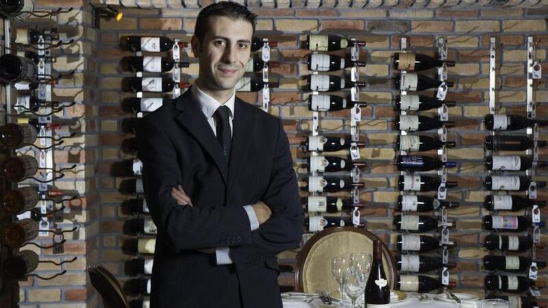 Nicolas Faujours, sommelier and  restaurant manager at Knockranny House Hotel & Spa. Photograph: Michael McLoughlin