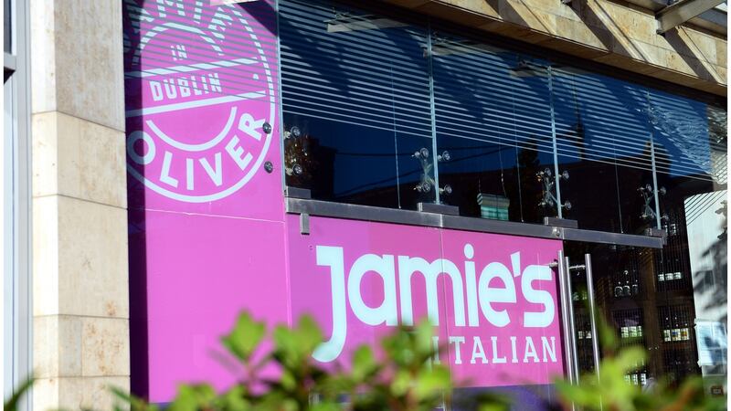 Jamie’s Italian  in Dundrum. At its peak, the Jamie Oliver Restaurant Group served 7.5 million meals a year and employed 4,500 people. Photograph: Bryan O’Brien