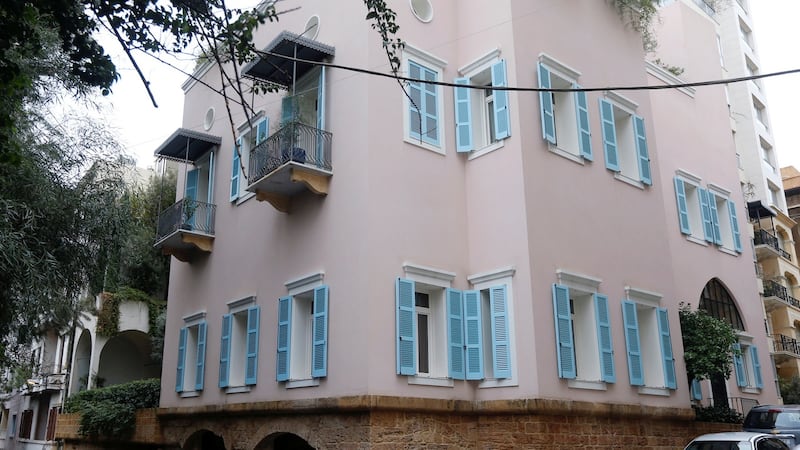 A view of a house that is believed to belong to Carlos Ghosn in Beirut, Lebanon. Photograph: Reuters