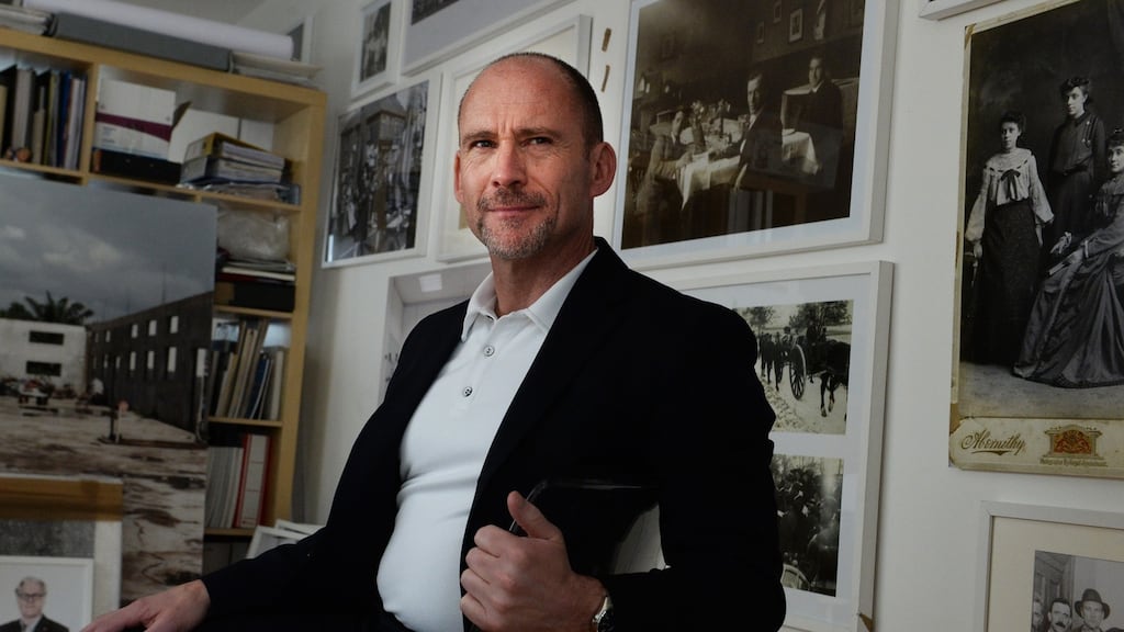 Bill Hayes, photographer and author, at the Gallery of Photography, Temple Bar, Dublin. Photograph: Cyril Byrne