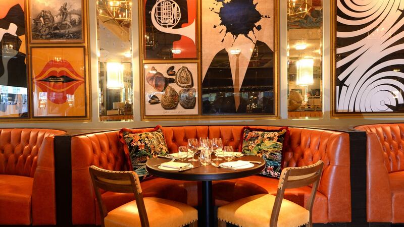 The Ivy restaurant, Dawson Street, Dublin. Photograph: Dara Mac Dónaill/The Irish Times