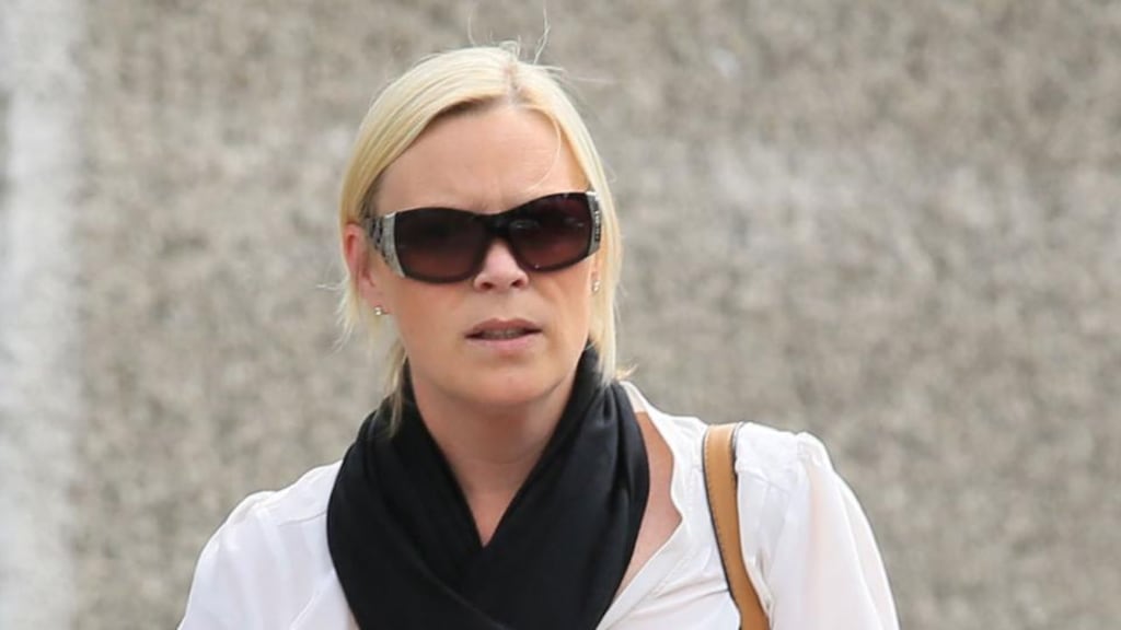 Garda Hilary Lynch of Anglesea Street Garda Station, Cork, pictured leaving the Four Courts after she was awarded damages following a High Court Garda Compensation hearing. Photograph: Courts Collins