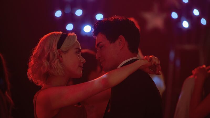 Kiernan Shipka in The Chilling Adventures of Sabrina, Season 2. Photograph: Diyah Pera/Netflix